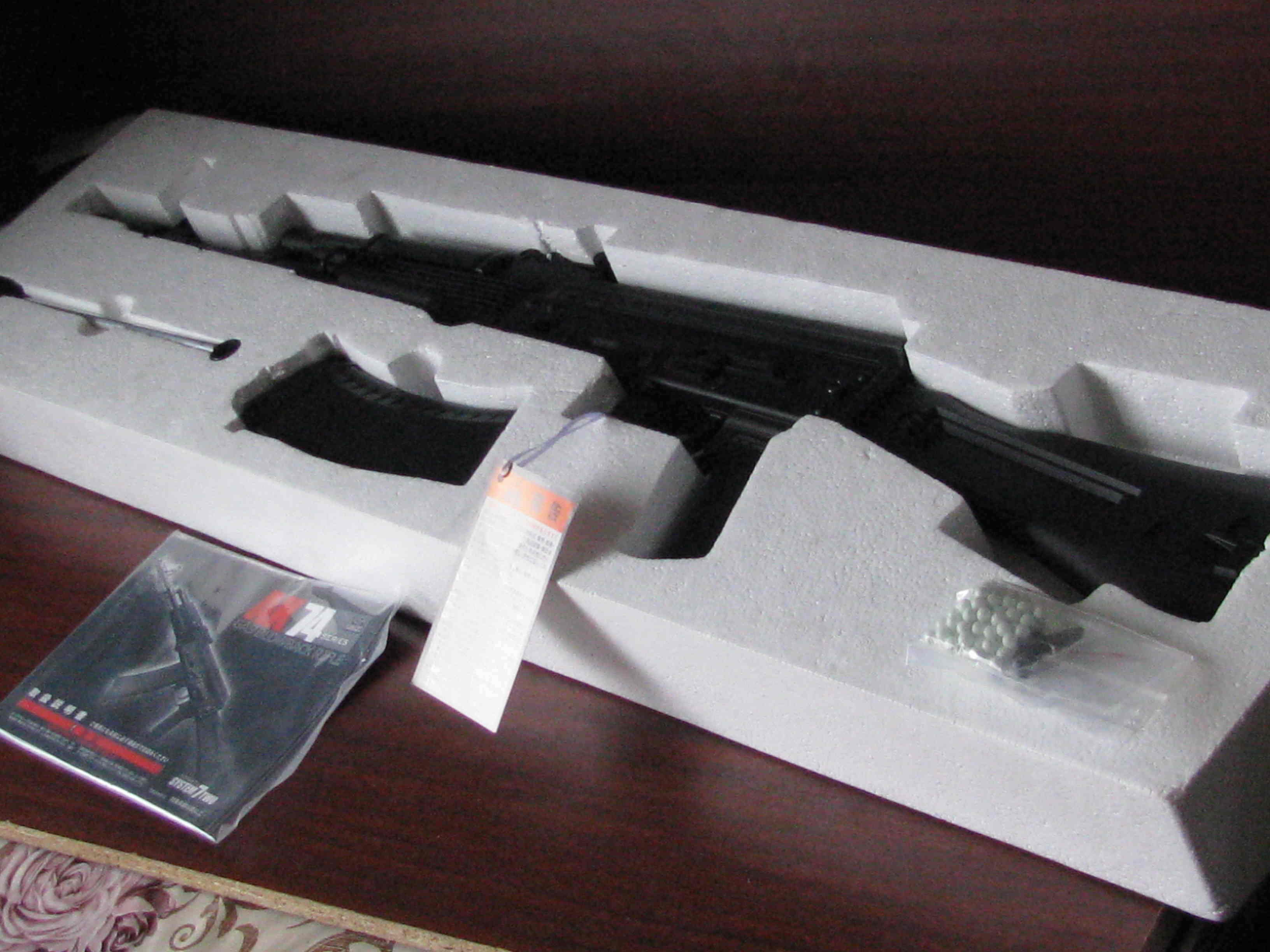 AK-74M от KSC, GBR (Автомат Калашникова, АК-74М страйКбольный)