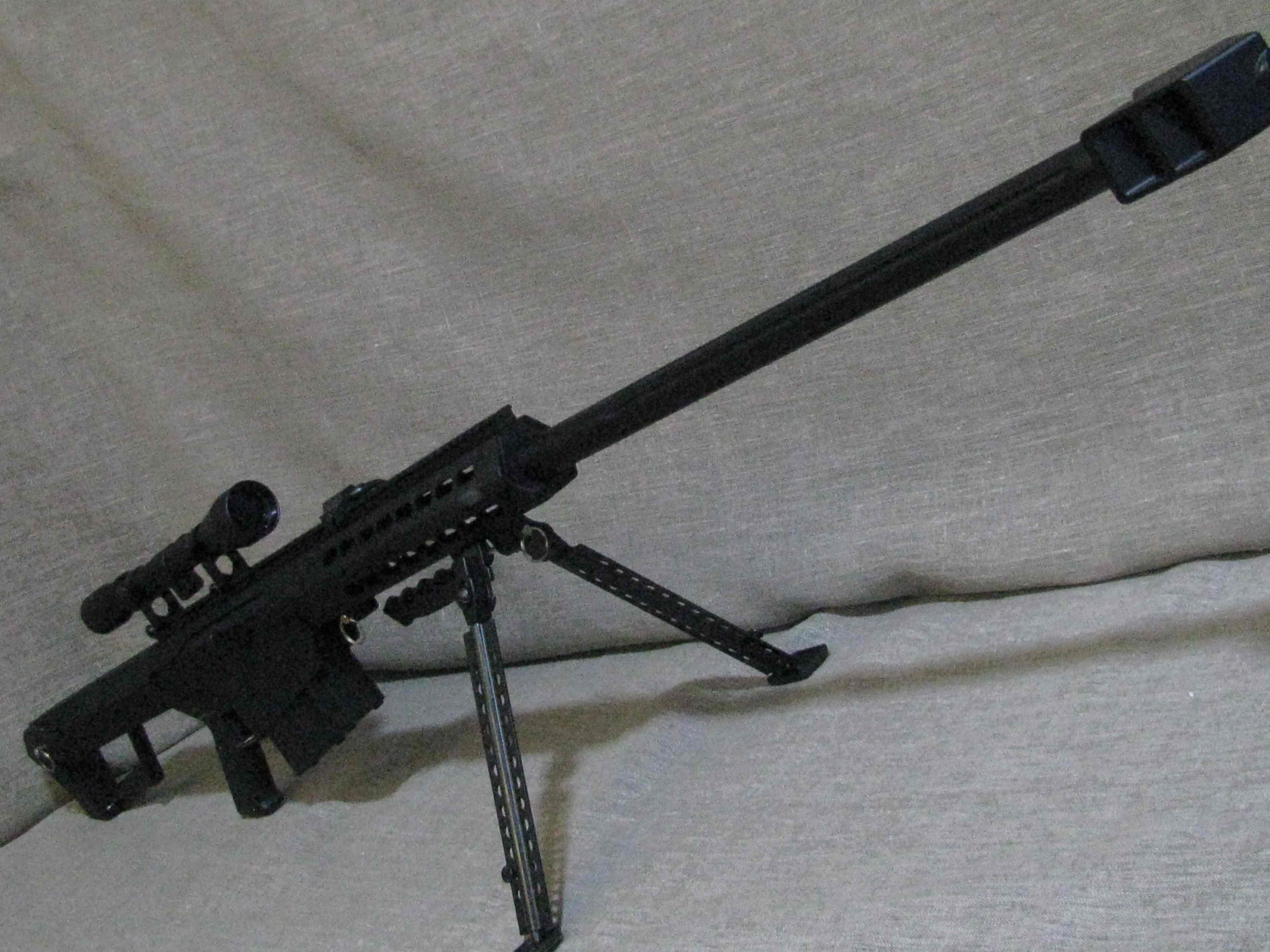 Barrett M82A1 от Snow-Wolf (крупнокалиберная винтовка Баррет М82-А1 страйкбольная)