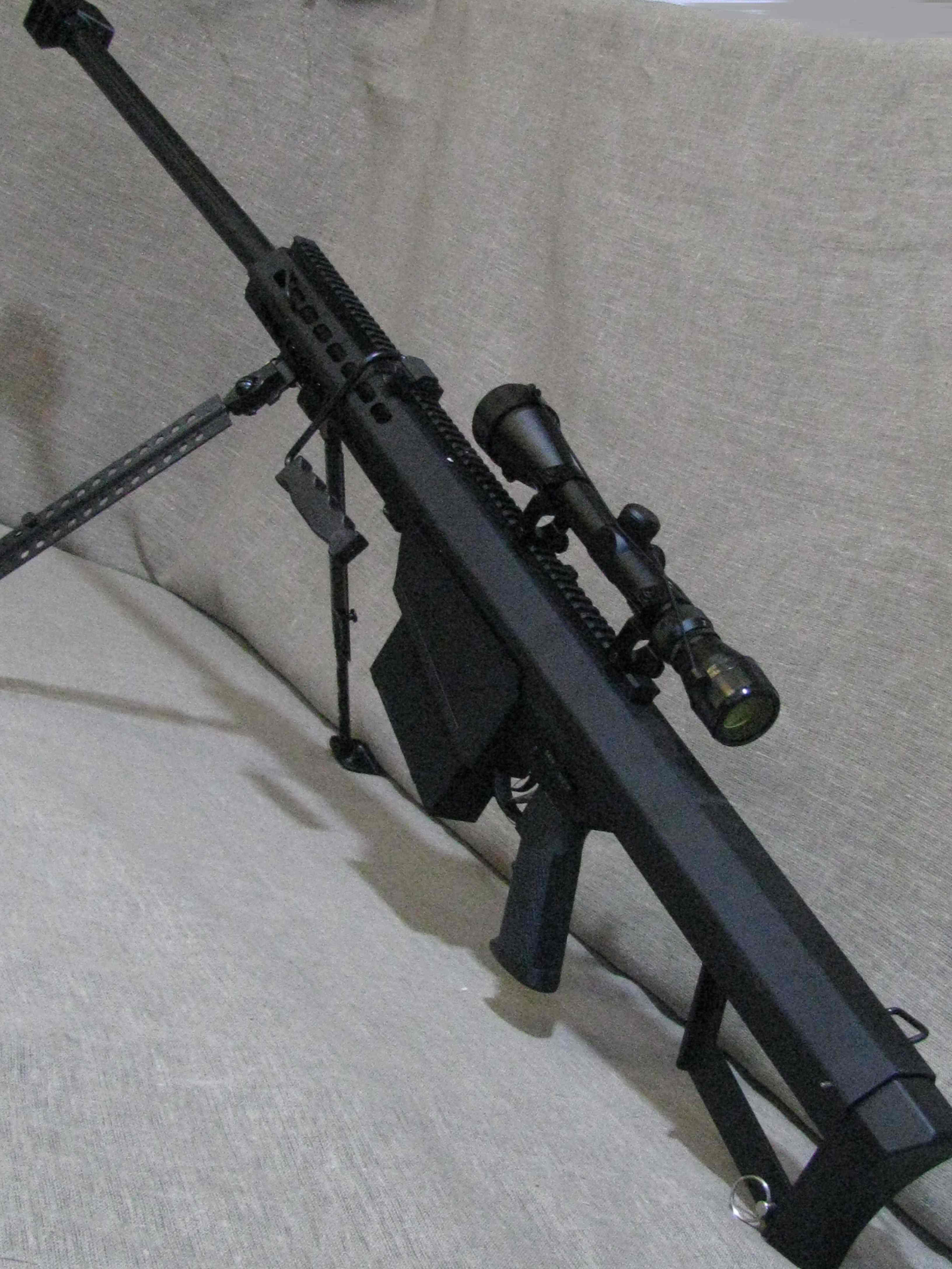 Barrett M82A1 от Snow-Wolf (крупнокалиберная винтовка Баррет М82-А1 страйкбольная)