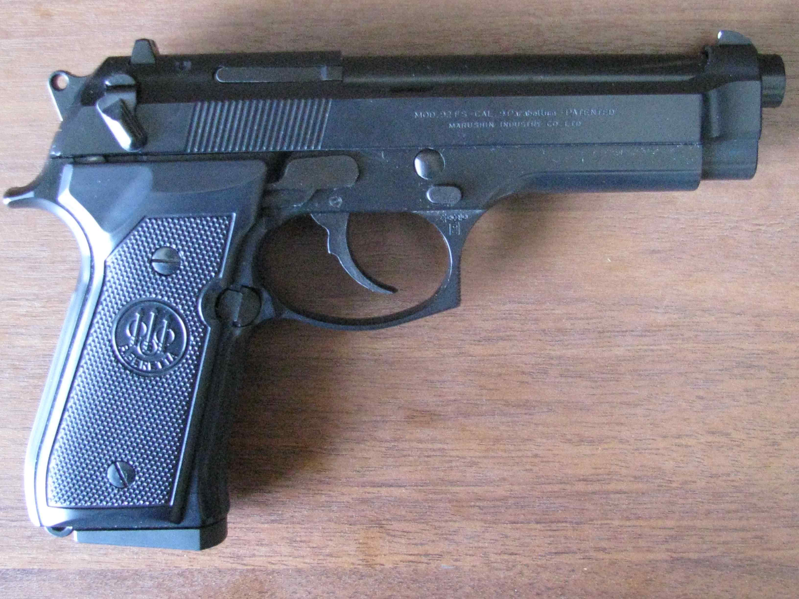 Beretta M92F от Мarushin PFC model gun Коллекционная сигнальная (шумовая) модель Беретта 92