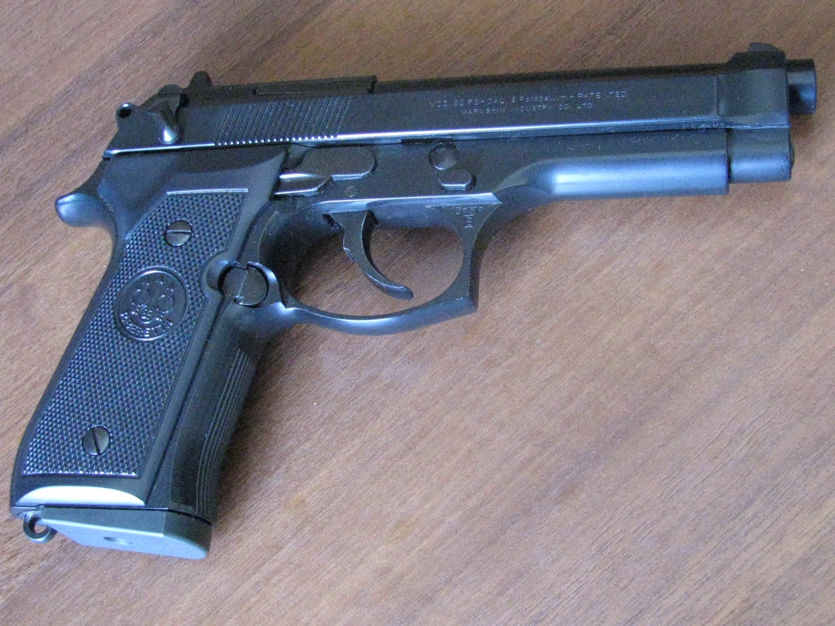 Beretta M92F от Мarushin PFC model gun Коллекционная сигнальная (шумовая) модель Беретта 92