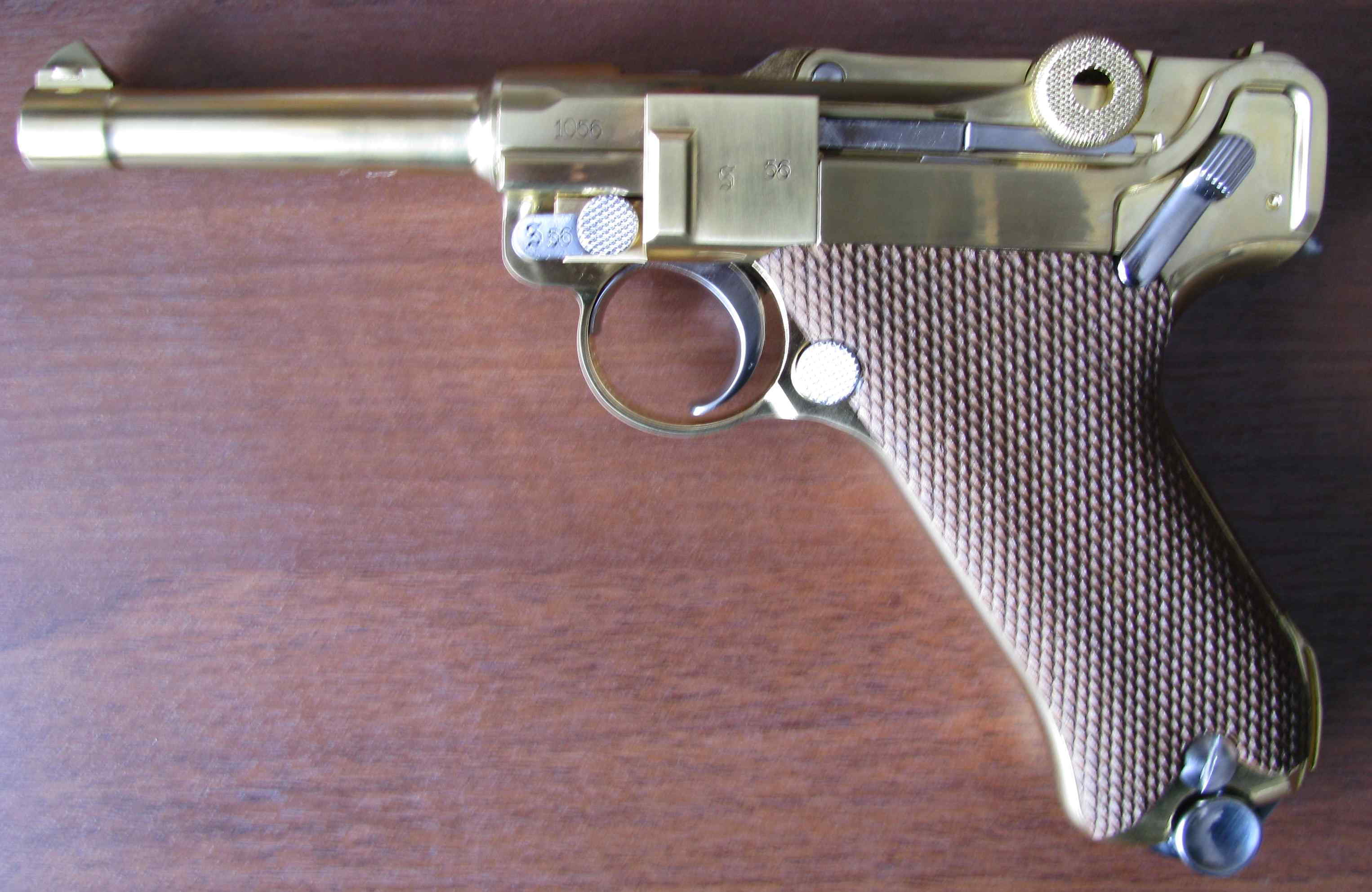 Parabellum Luger P08 от Мarushin 4 дюйма Коллекционная модель Парабеллум Люгер П08