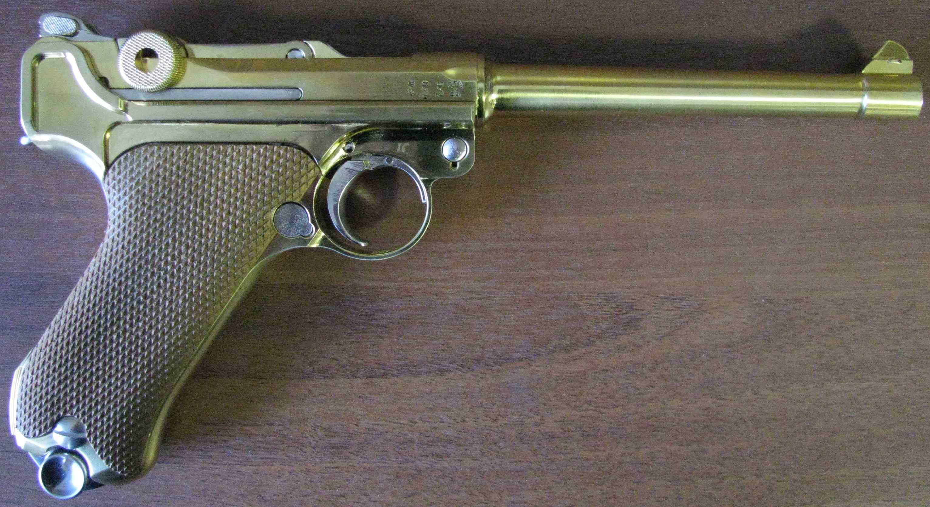 Marine Luger P08 от Мarushin 6 дюймов Коллекционная модель Морской Люгер П08