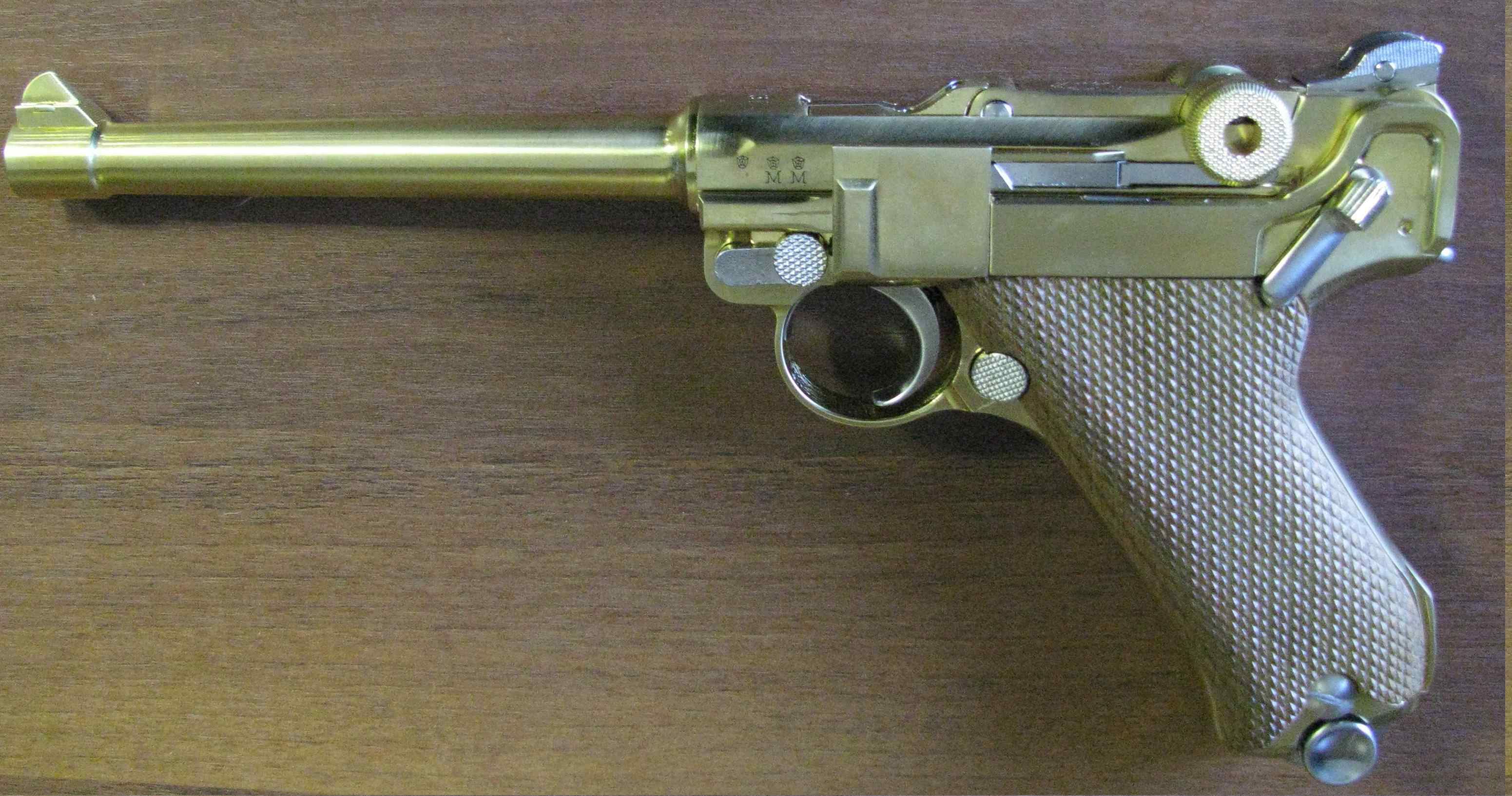 Marine Luger P08 от Мarushin 6 дюймов Коллекционная модель Морской Люгер П08