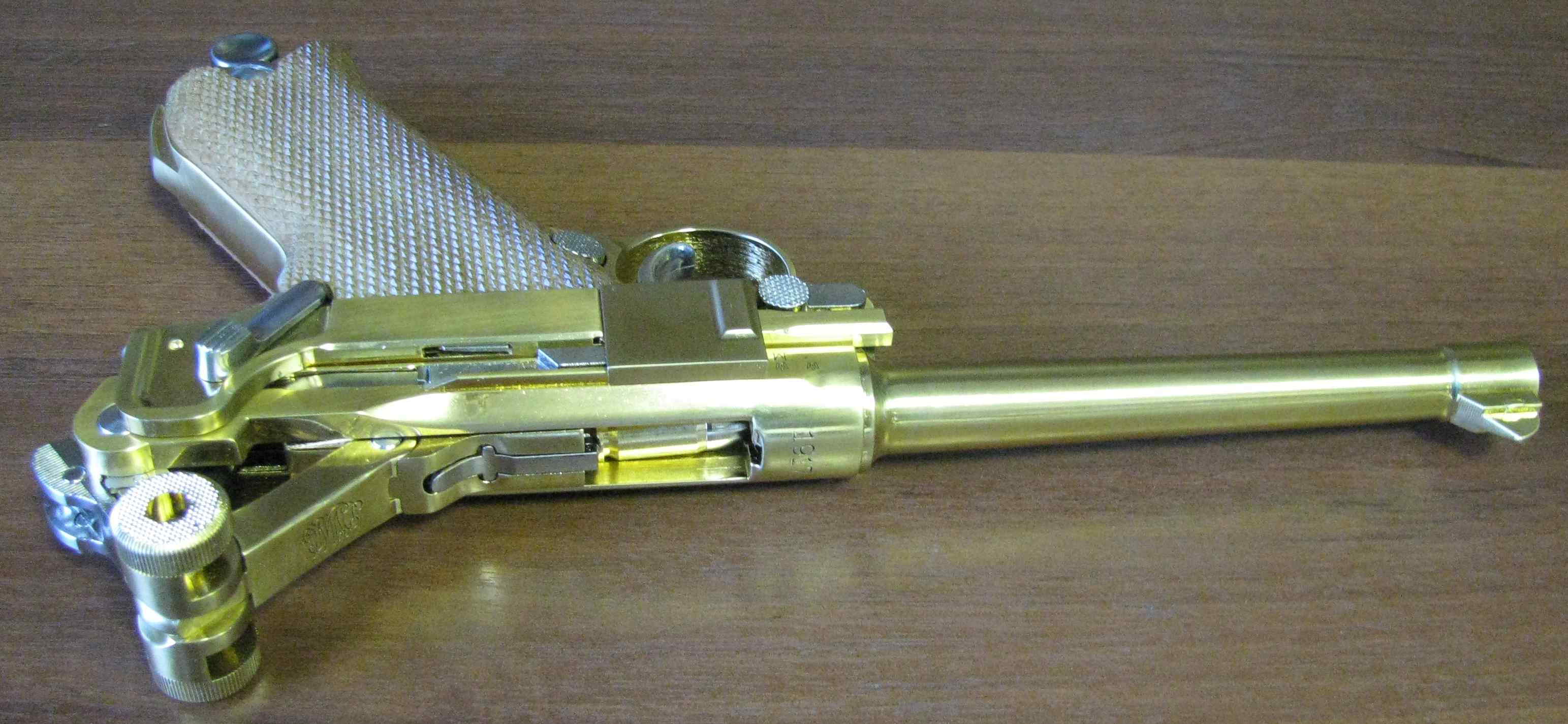 Marine Luger P08 от Мarushin 6 дюймов Коллекционная модель Морской Люгер П08