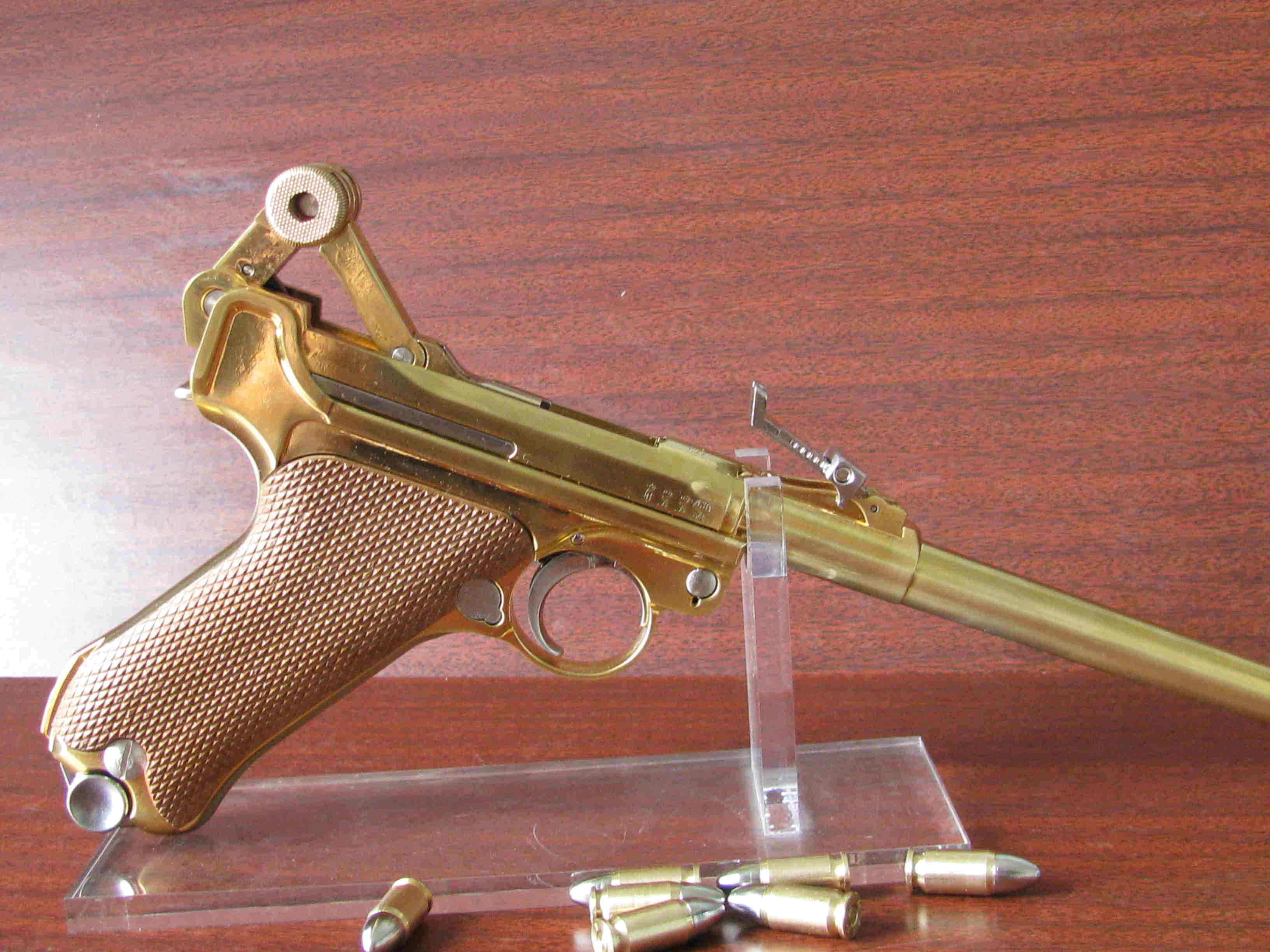 Lange Lauf Luger P08 от Мarushin 8 дюймов Коллекционная модель ЛяйнеЛяуф Люгер П08