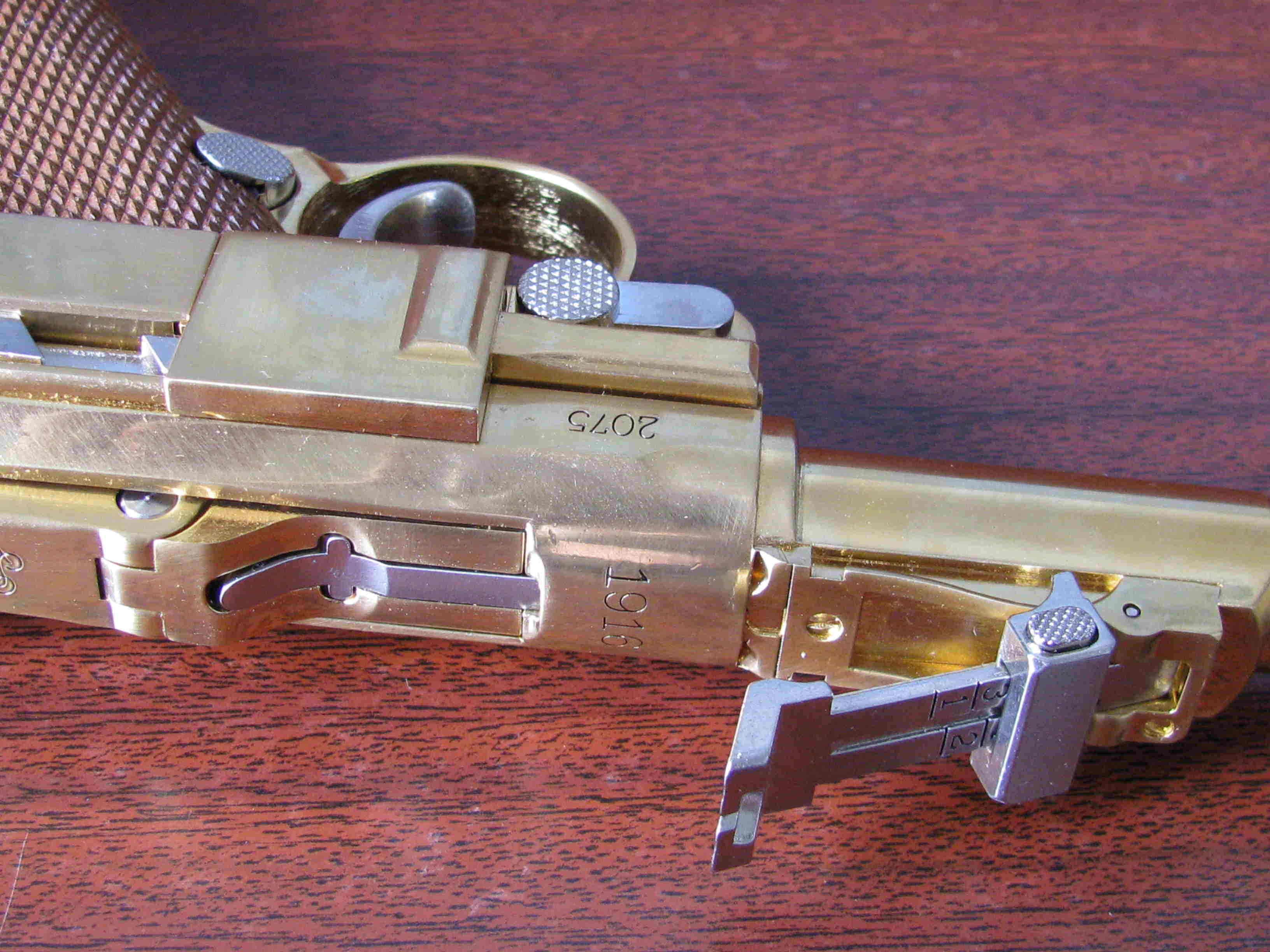 Lange Lauf Luger P08 от Мarushin 8 дюймов Коллекционная модель ЛяйнеЛяуф Люгер П08