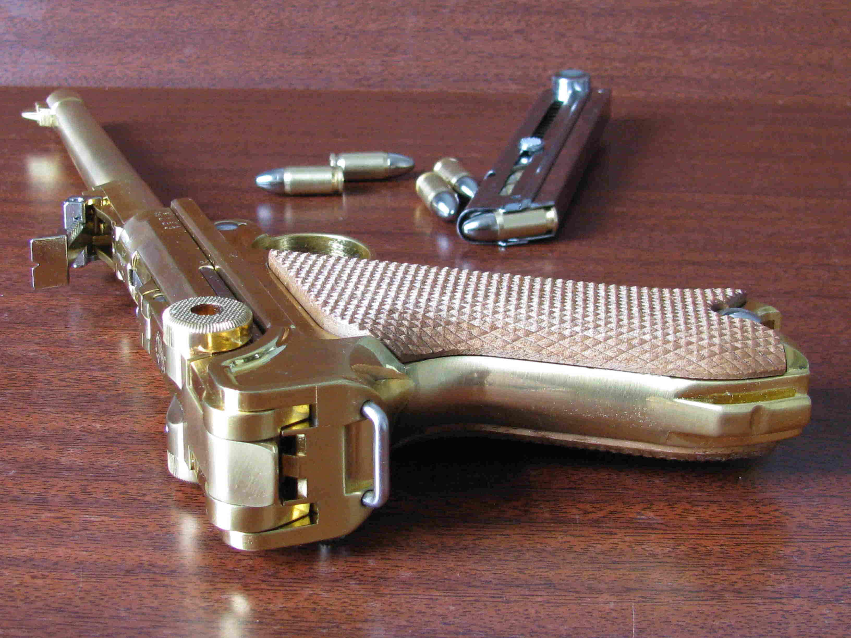 Lange Lauf Luger P08 от Мarushin 8 дюймов Коллекционная модель ЛяйнеЛяуф Люгер П08