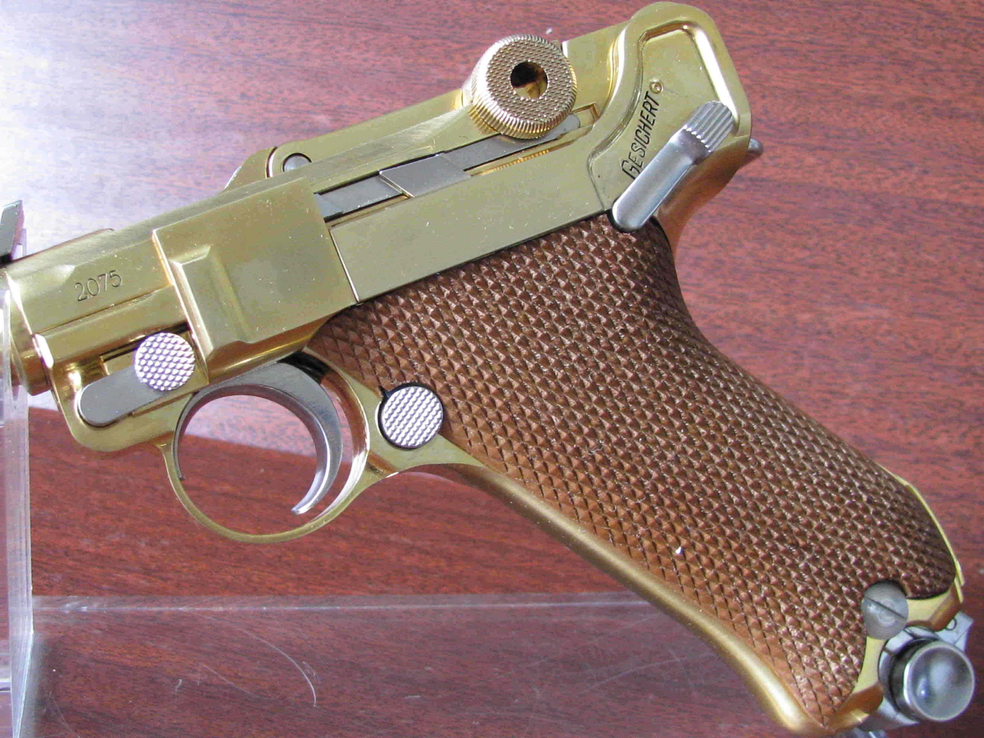 Lange Lauf Luger P08 от Мarushin 8 дюймов Коллекционная модель ЛяйнеЛяуф Люгер П08