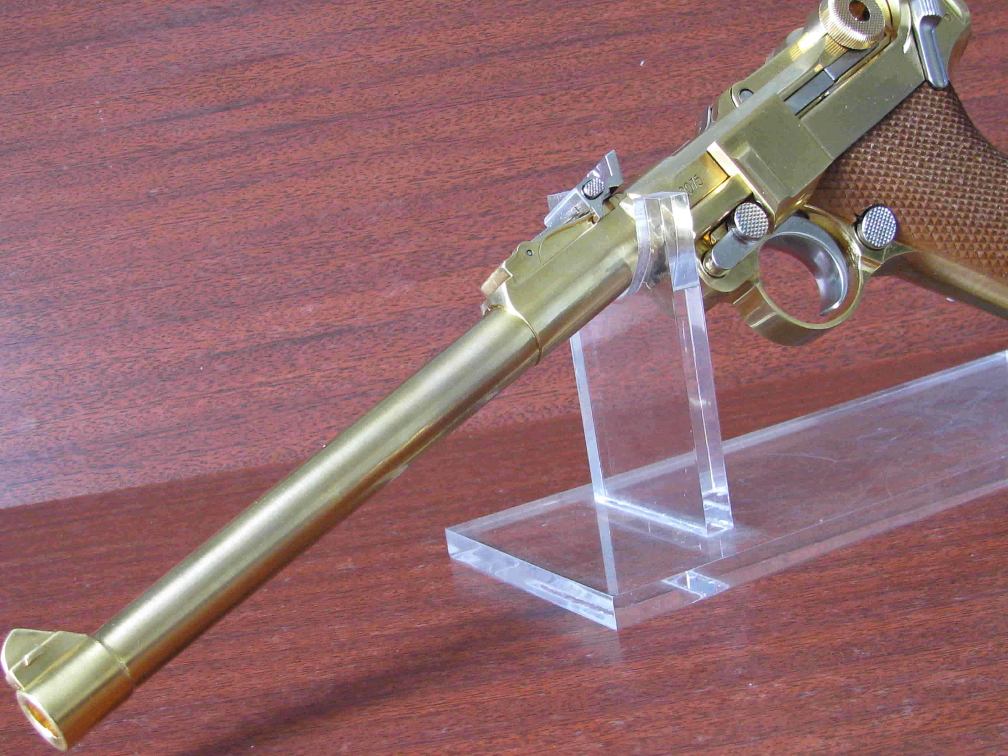 Lange Lauf Luger P08 от Мarushin 8 дюймов Коллекционная модель ЛяйнеЛяуф Люгер П08