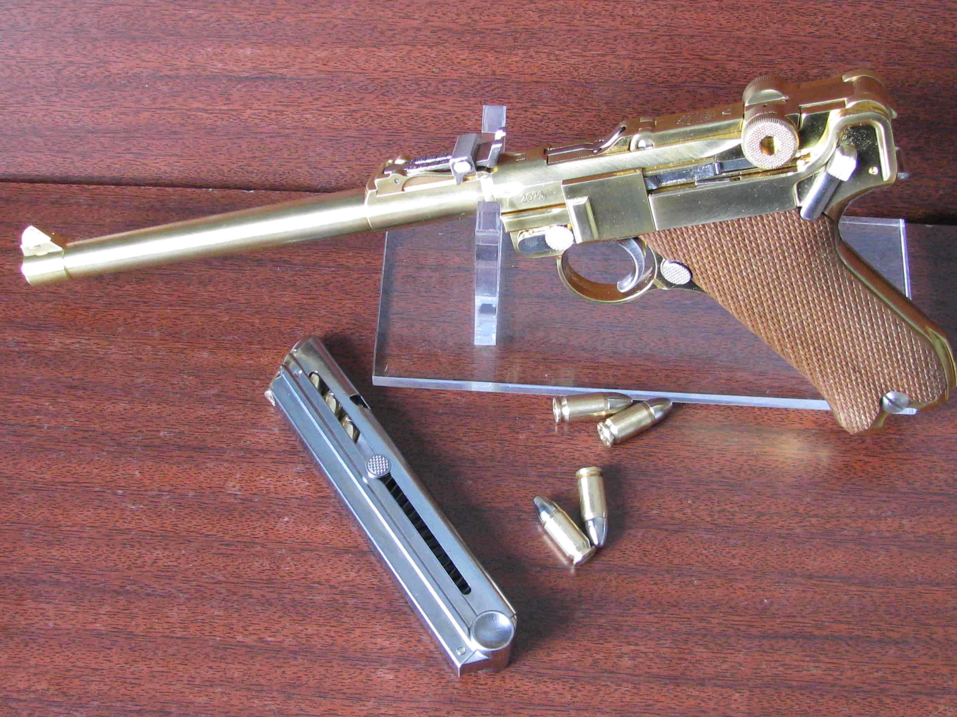 Lange Lauf Luger P08 от Мarushin 8 дюймов Коллекционная модель ЛяйнеЛяуф Люгер П08