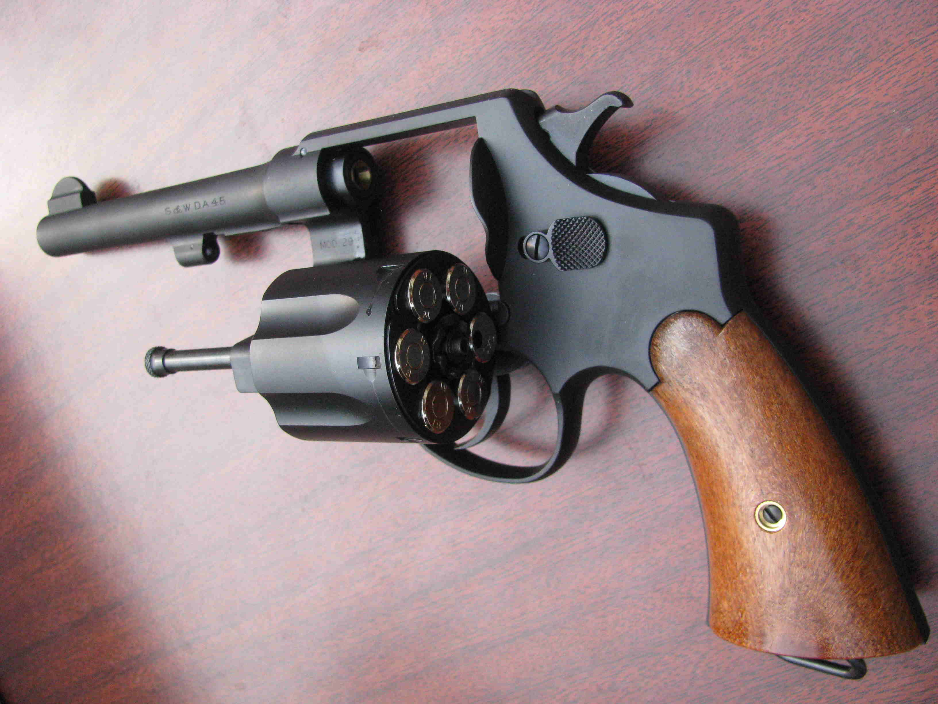 Smith & Wesson, S&W, S&W M1917, Smith & Wesson Model 1917 страйкбольный, Смит Вессон 1917